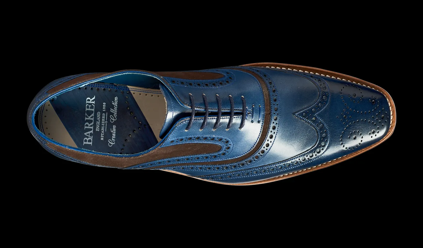 mcclean__navy_hand_painted__choc_suede_2.webp Store Mcclean - Mens Brogues | Mens Oxfords