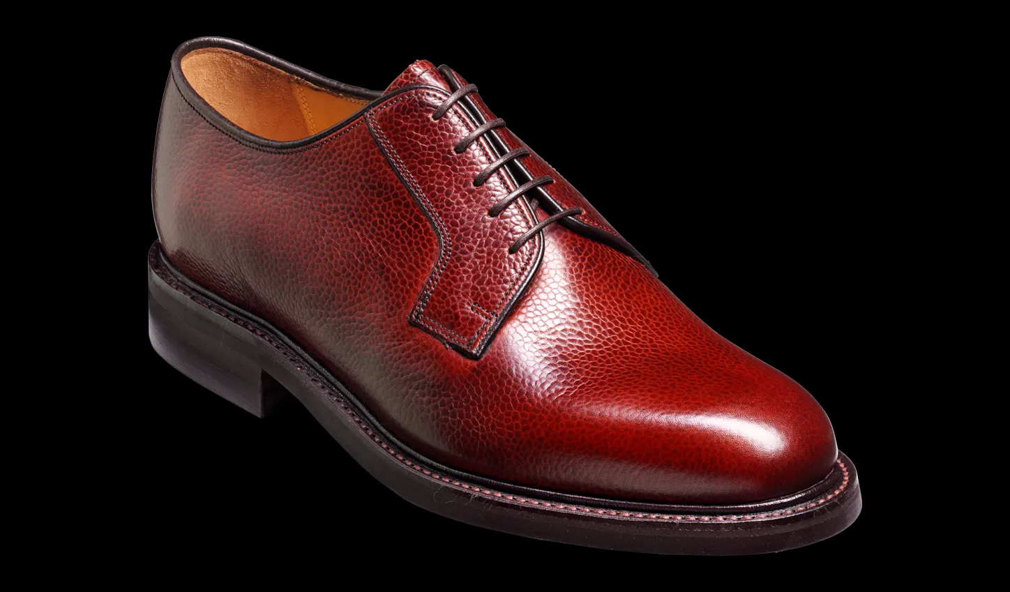 Cheap Nairn - Cherry Grain Mens Derbys