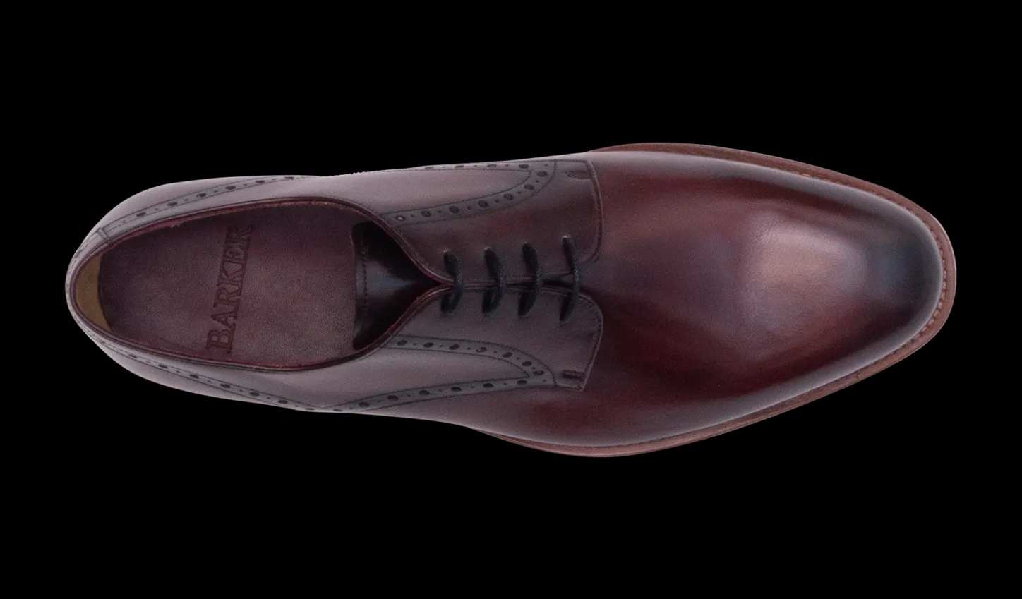 trent_hand_brushed_burgundy_3.webp Cheap Trent- Hand Brushed Burgundy Mens Brogues | Mens Derbys