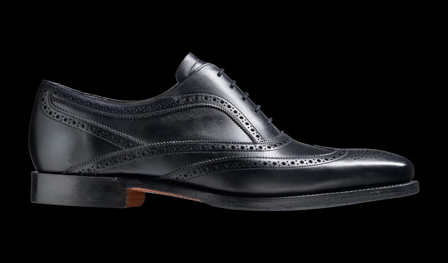 Discount Turing - Black Calf Mens Brogues | Mens Oxfords