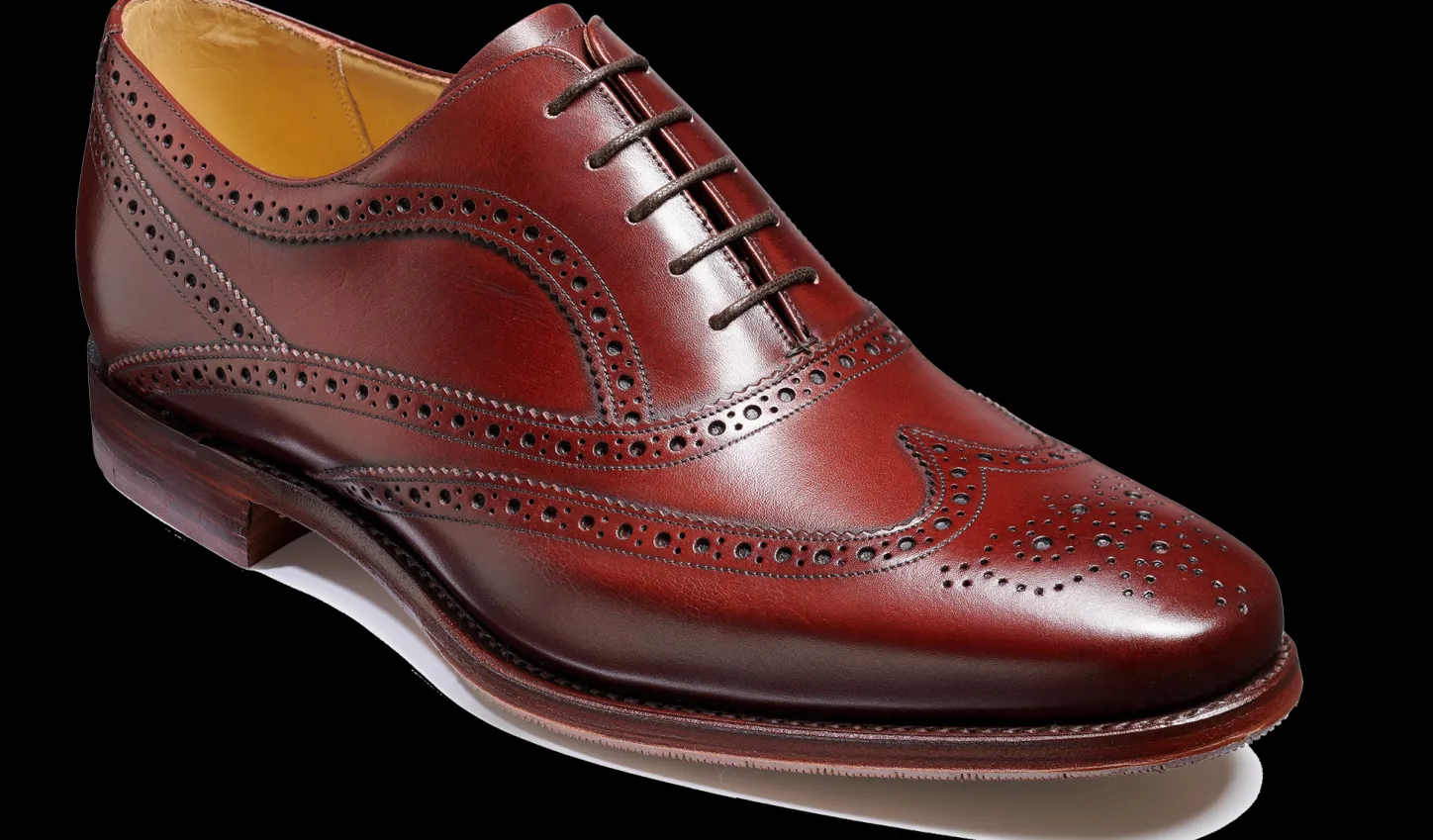 Cheap Turing - Cherry Calf Mens Brogues | Mens Oxfords