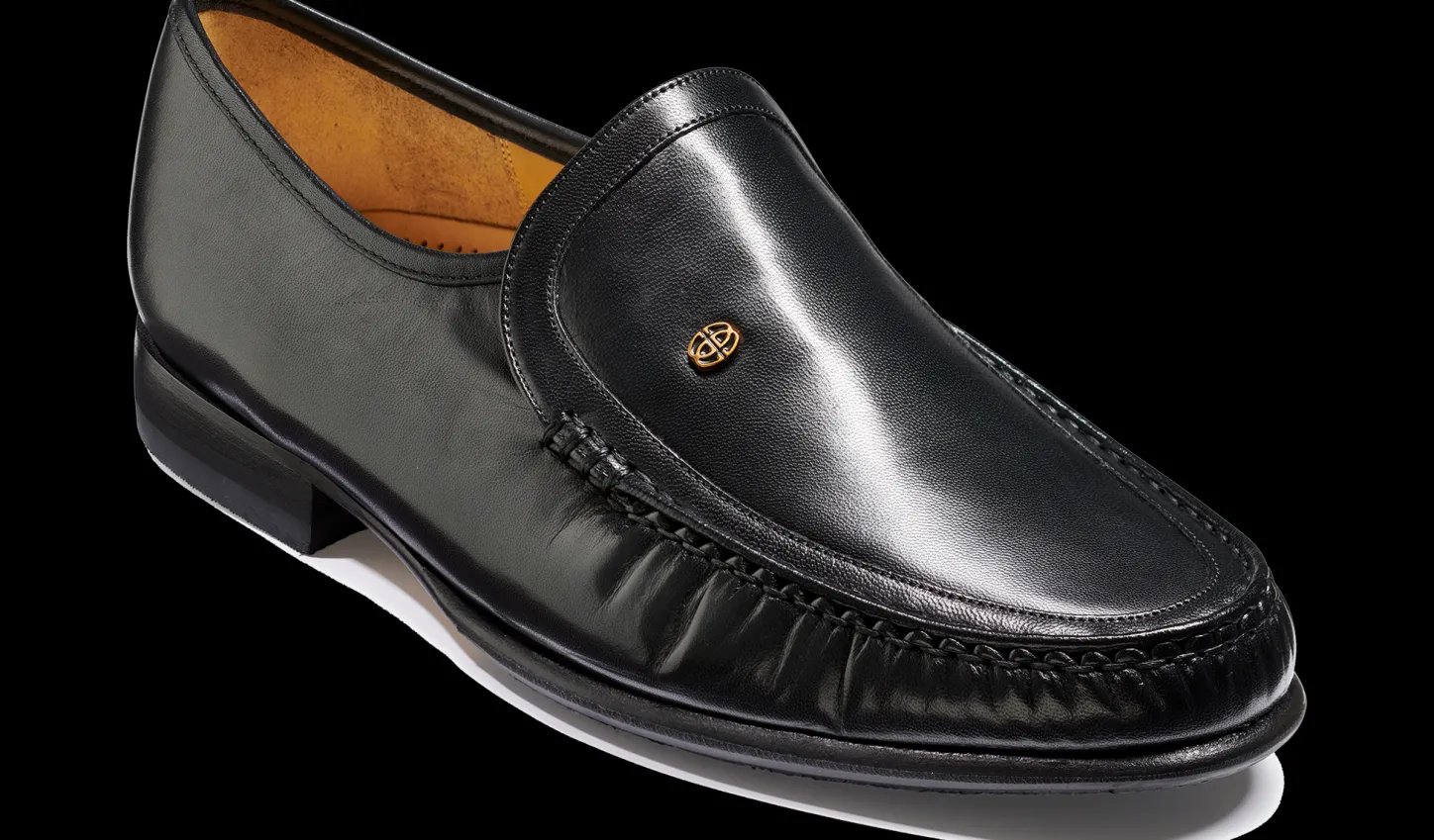 Hot Valencia - Black Kid Mens Loafers
