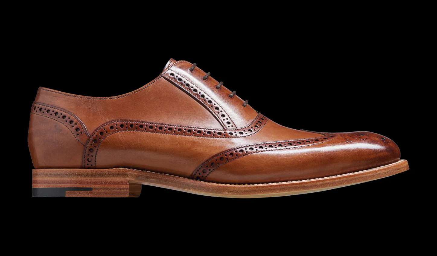 New Valiant - Brown Hand Painted Mens Brogues | Mens Oxfords
