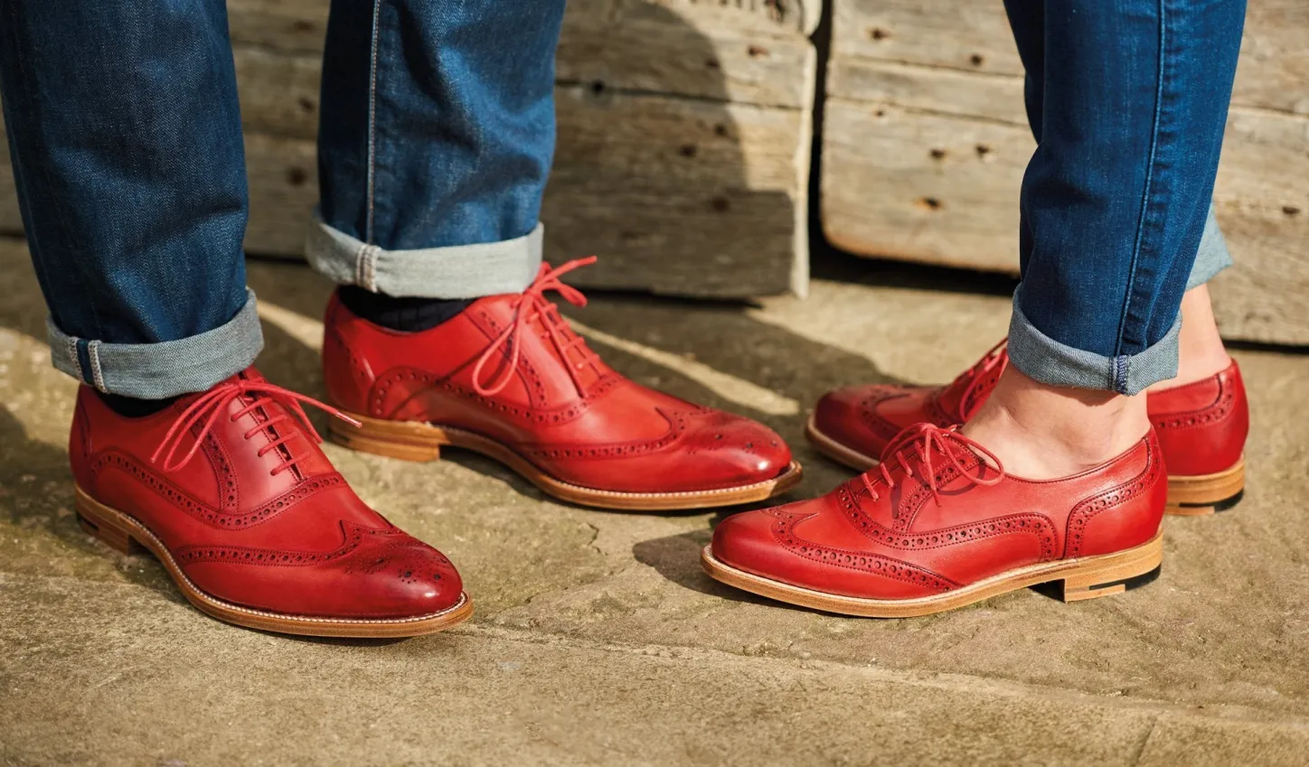 valiant__brown_hand_painted_4.webp New Valiant - Brown Hand Painted Mens Brogues | Mens Oxfords