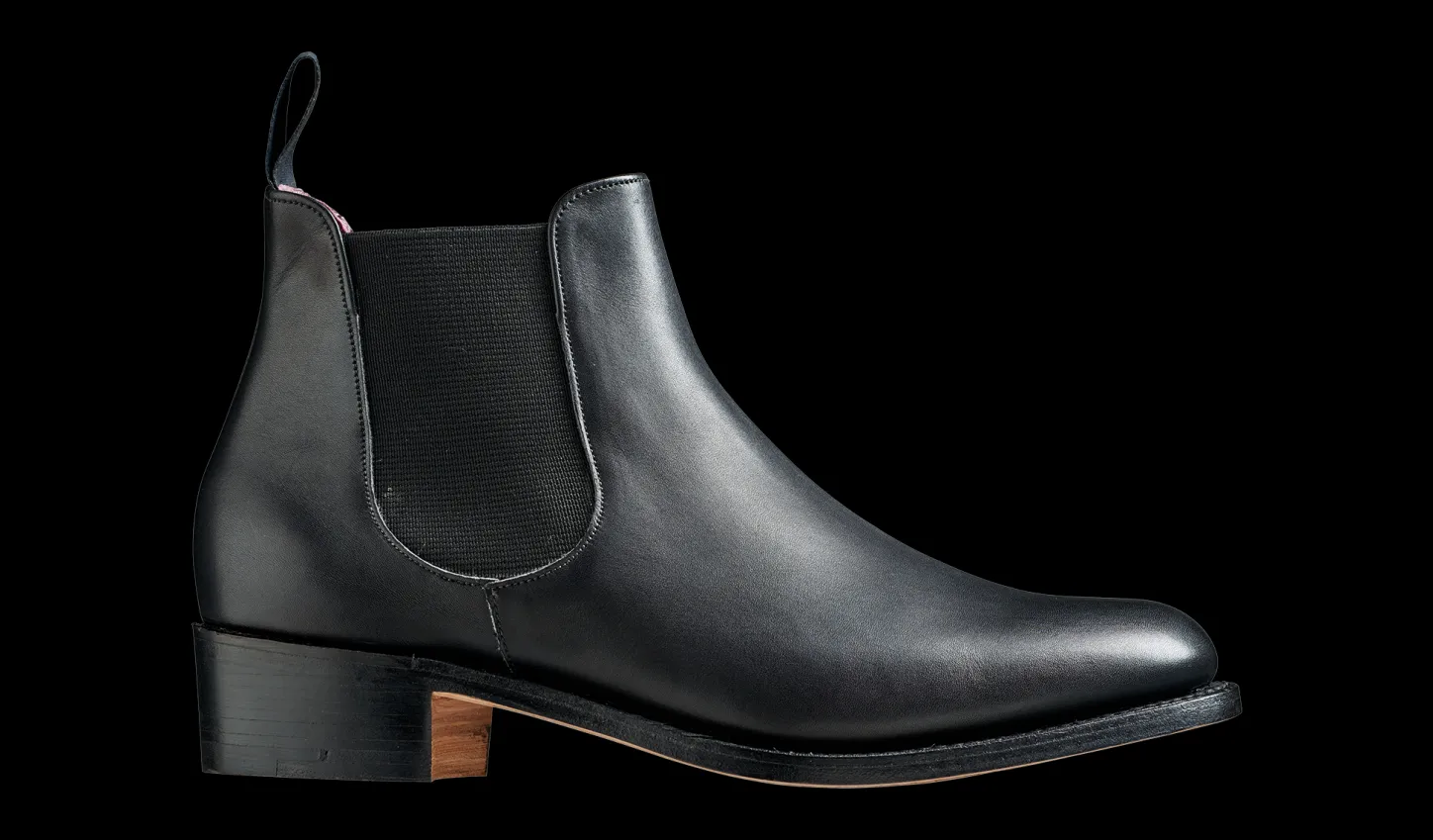 Sale Violet - Black Calf / Elastic Women Womens Boots