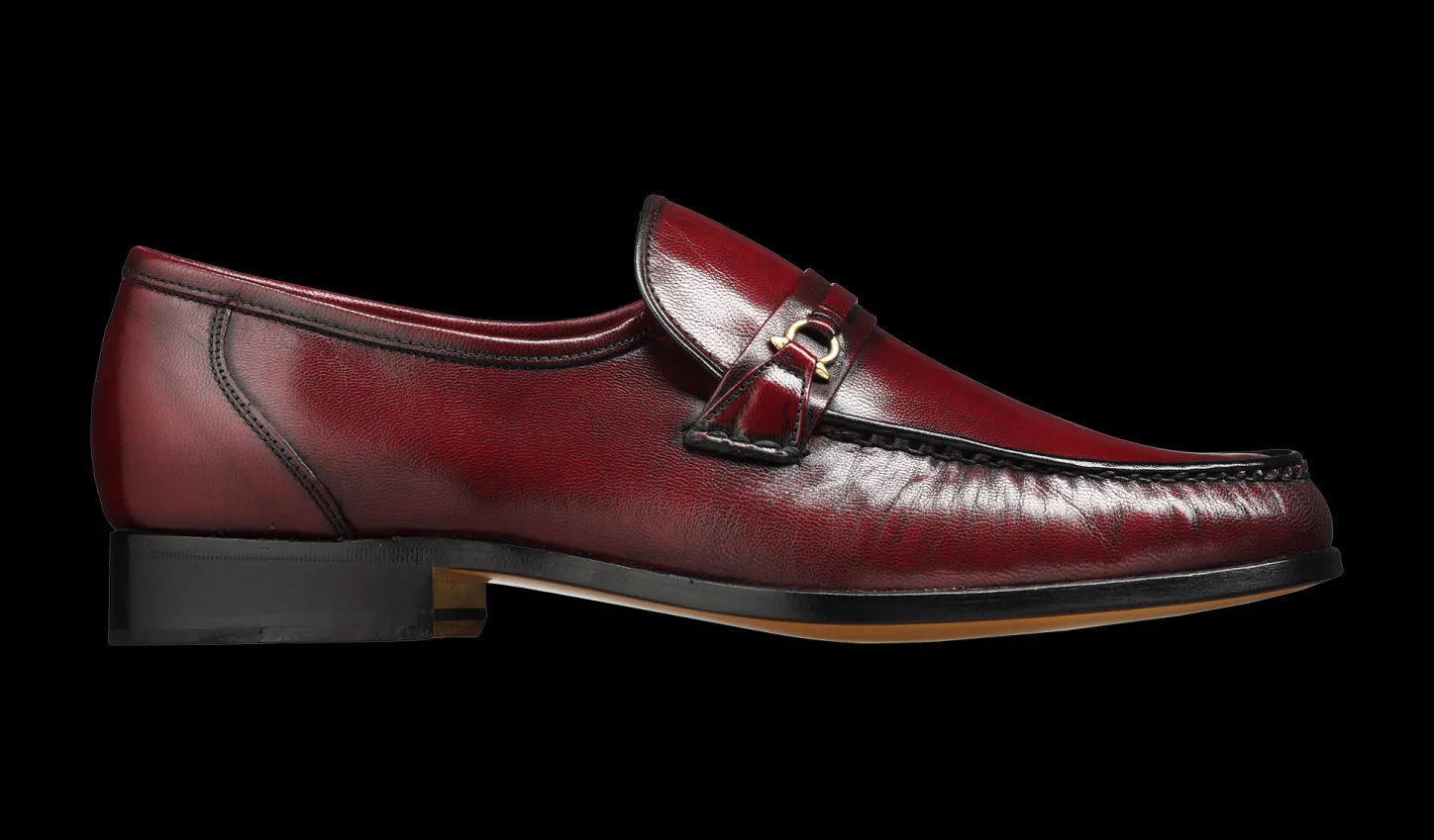 Flash Sale Wade - Burgundy Kid Mens Loafers