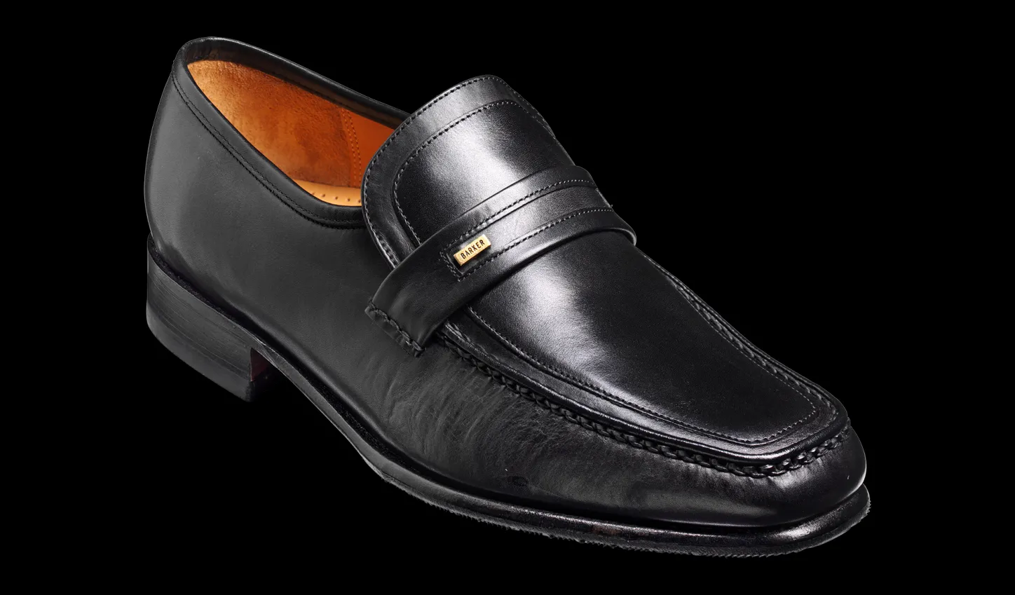 Sale Wesley - Black Calf Mens Loafers