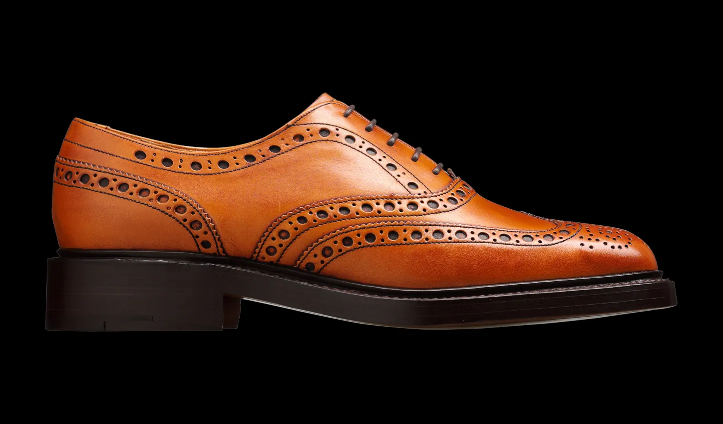 Best Sale Westfield - Cedar Burnished Calf Mens Brogues | Mens Oxfords