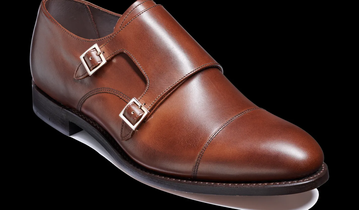 Online White City - Mahogany Calf Mens Monk Straps