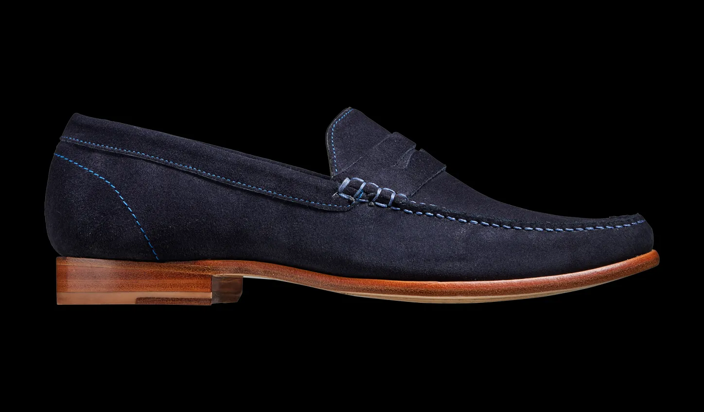 Cheap William - Dark Navy Suede Mens Loafers