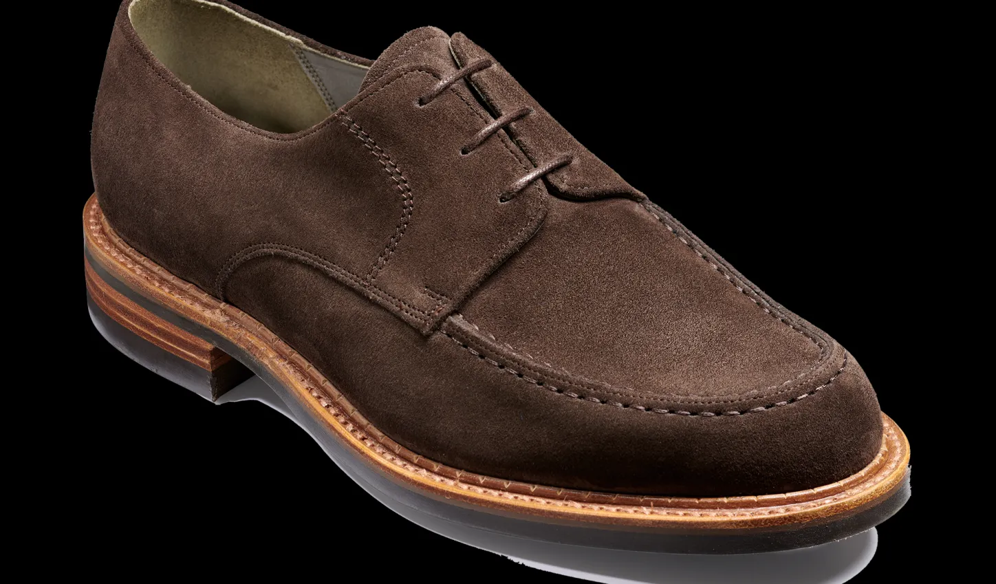 Best Wilson - Bitter Chocolate Suede Mens Derbys